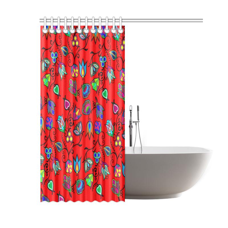 Indigenous Paisley - Dahlia Shower Curtain 60"x72" Shower Curtain 60"x72" e-joyer 