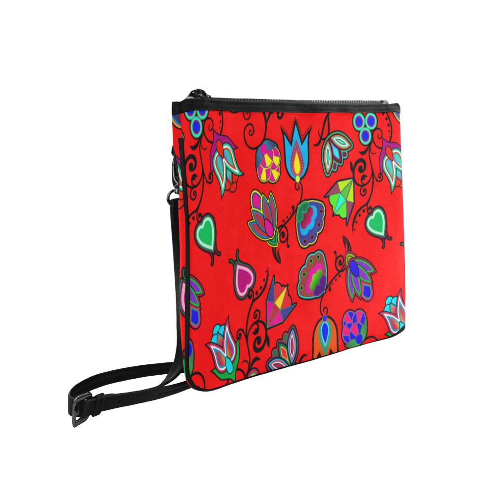 Indigenous Paisley - Dahlia Slim Clutch Bag (Model 1668) Slim Clutch Bags (1668) e-joyer 