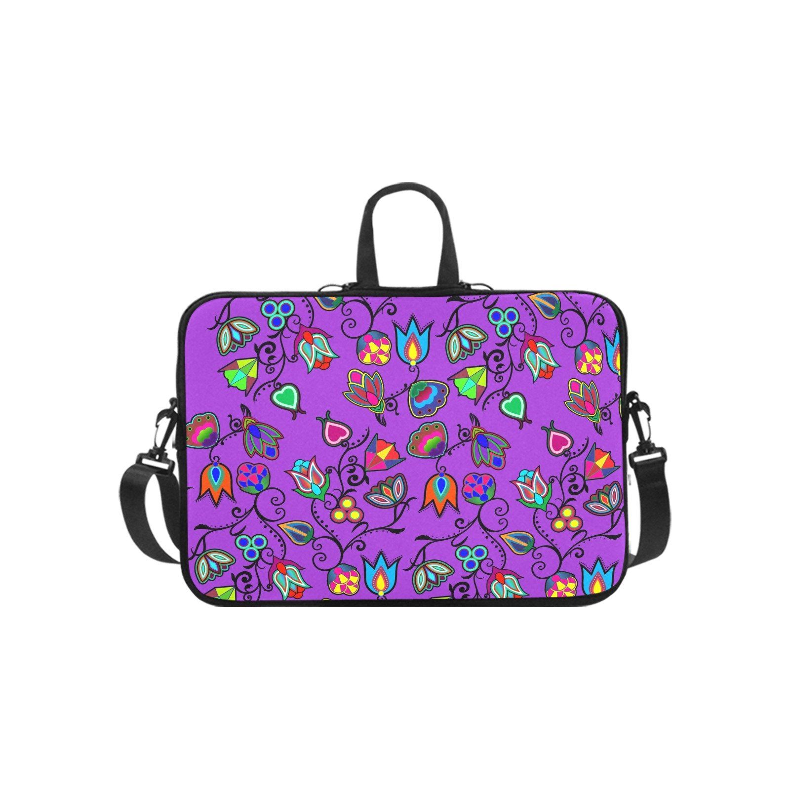 Indigenous Paisley Dark Orchid Laptop Handbags 17" bag e-joyer 