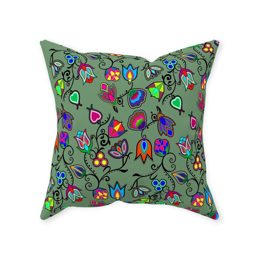 Indigenous Paisley - Dark Sea Throw Pillows 49 Dzine 