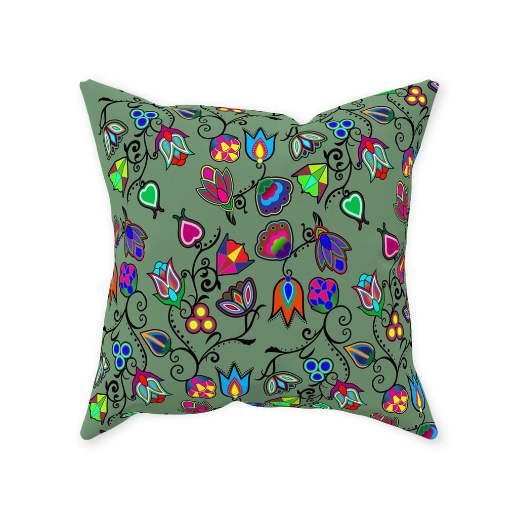 Indigenous Paisley - Dark Sea Throw Pillows 49 Dzine 