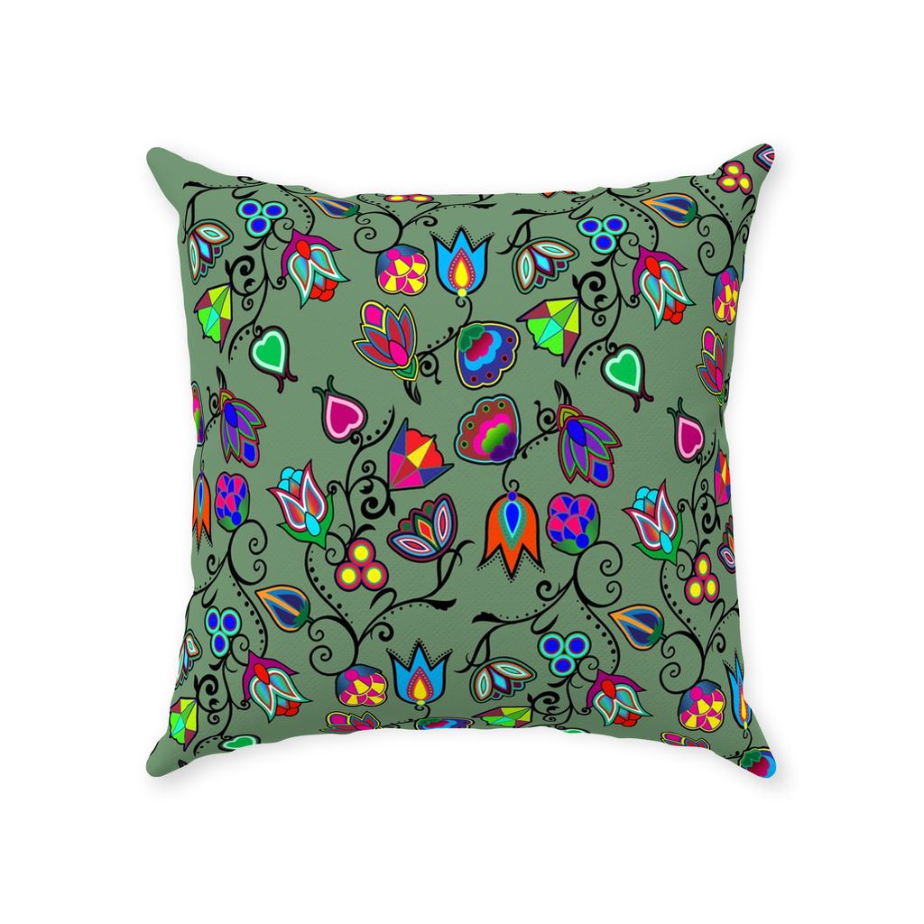 Indigenous Paisley - Dark Sea Throw Pillows 49 Dzine 