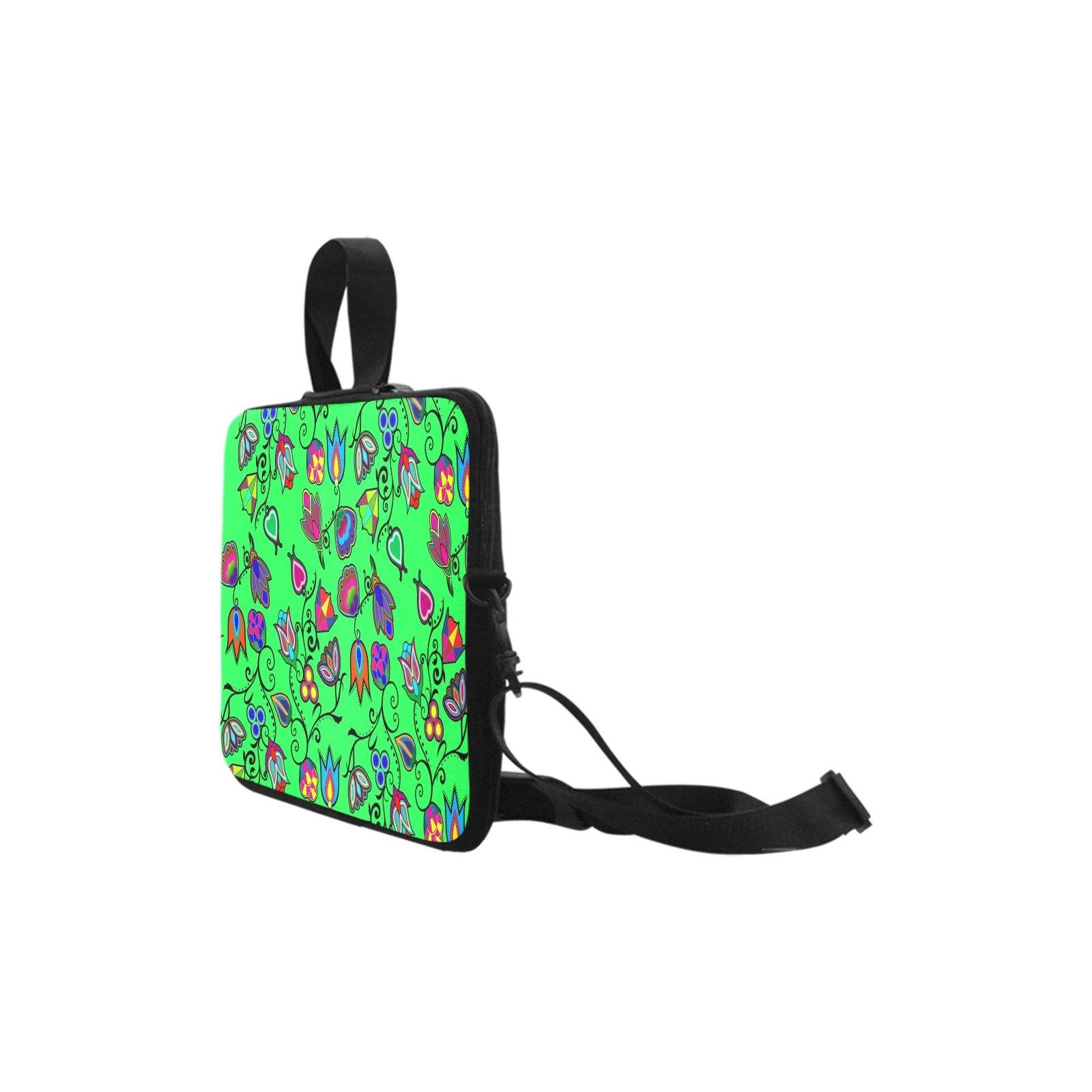 Indigenous Paisley Green Laptop Handbags 11" bag e-joyer 