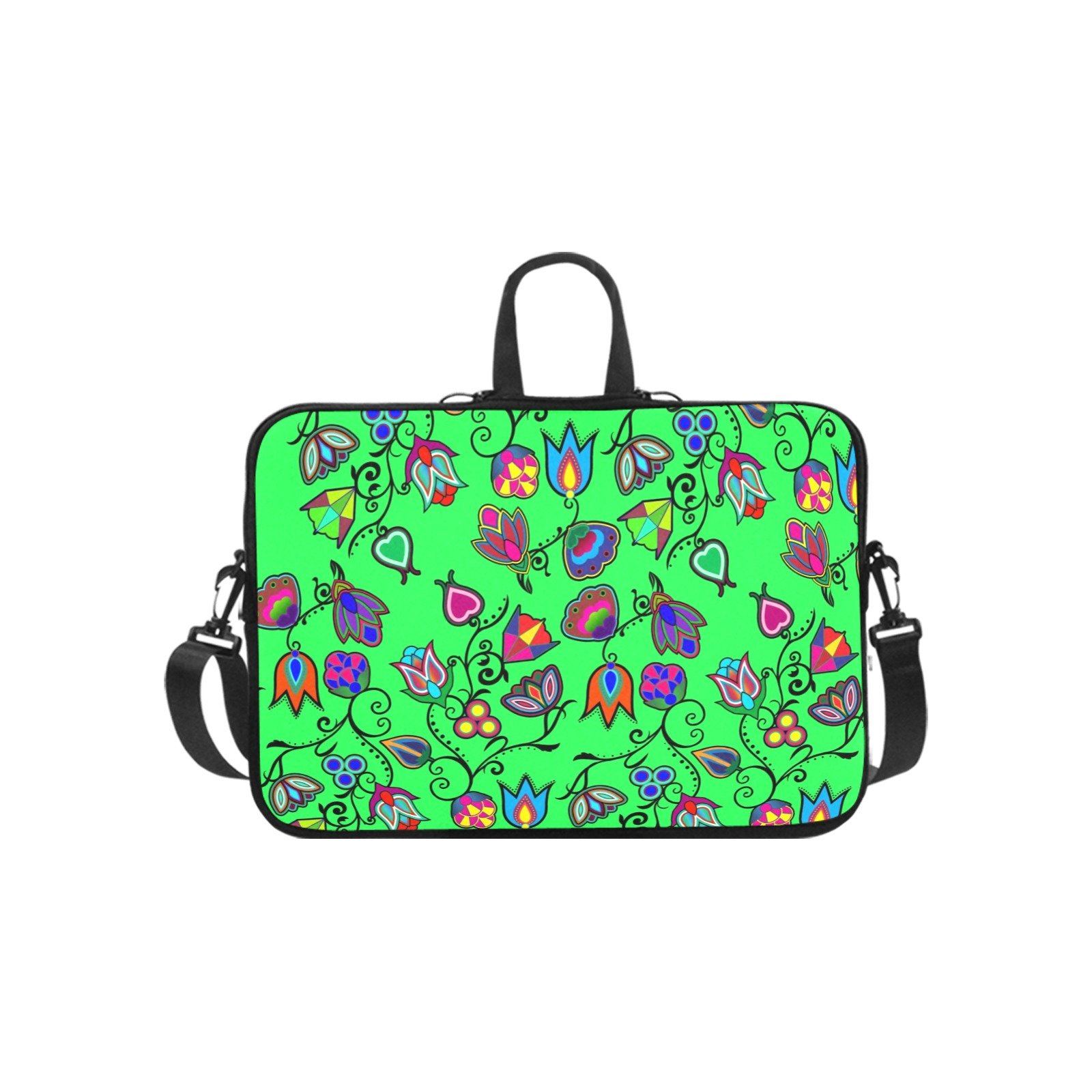 Indigenous Paisley Green Laptop Handbags 14" bag e-joyer 