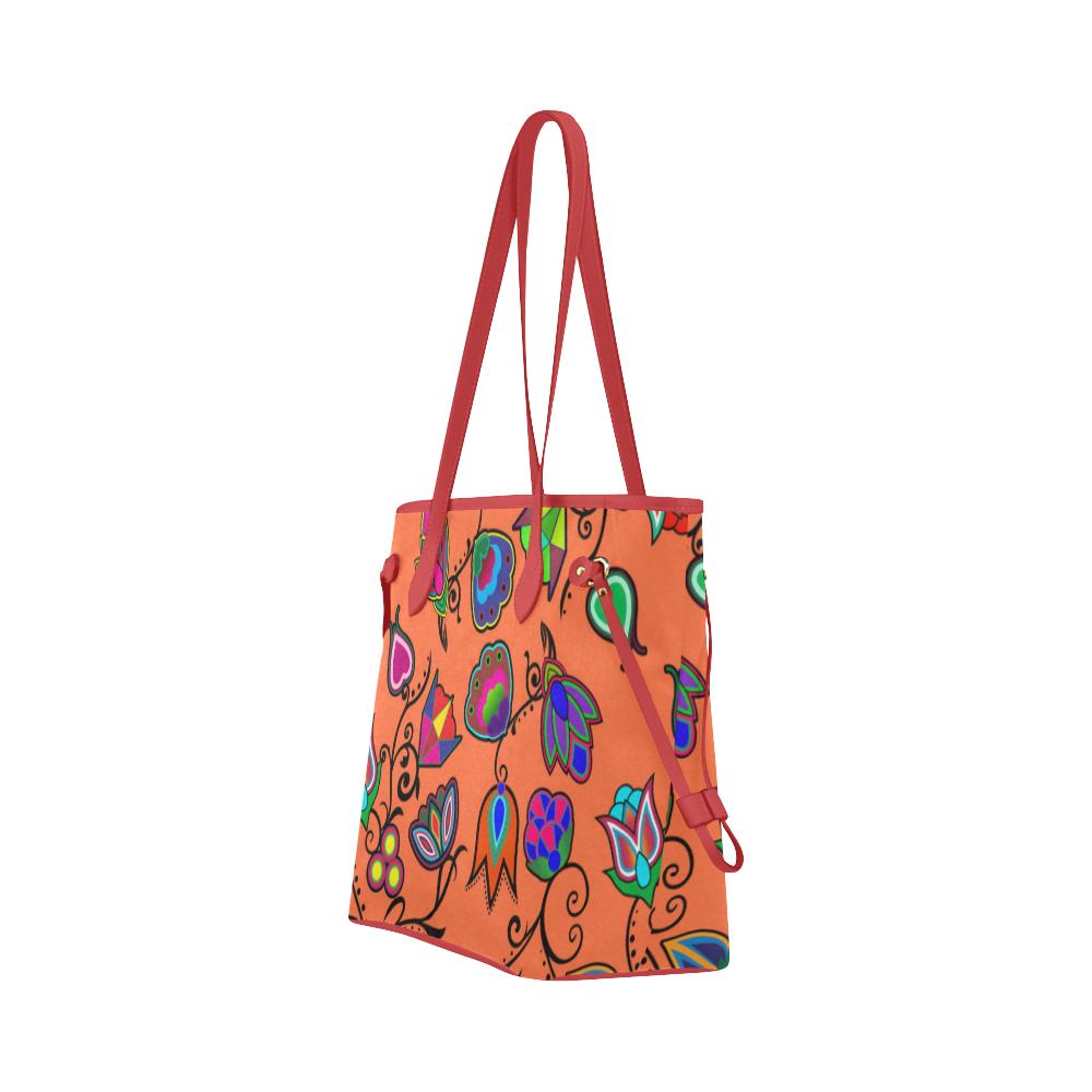 Indigenous Paisley - Sierra Clover Canvas Tote Bag (Model 1661) Clover Canvas Tote Bag (1661) e-joyer 