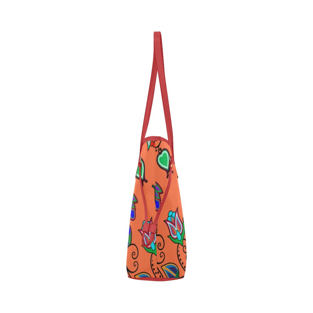 Indigenous Paisley - Sierra Clover Canvas Tote Bag (Model 1661) Clover Canvas Tote Bag (1661) e-joyer 