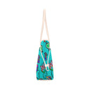 Indigenous Paisley - Sky Clover Canvas Tote Bag main image 1
