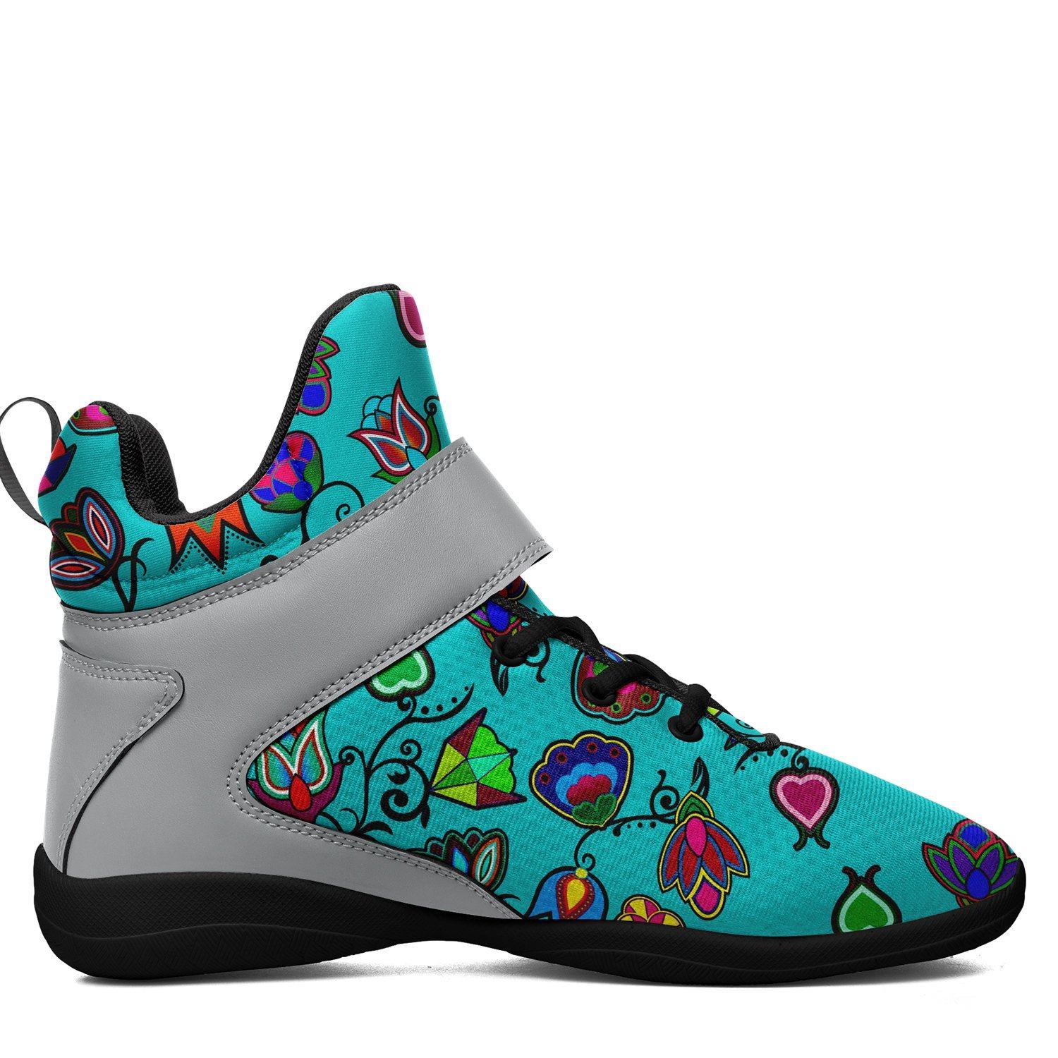 Indigenous Paisley Sky Ipottaa Basketball / Sport High Top Shoes - Black Sole 49 Dzine 