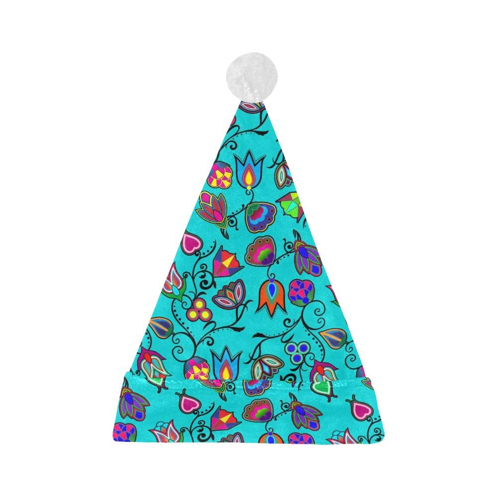 Indigenous Paisley Sky Santa Hat Santa Hat e-joyer 