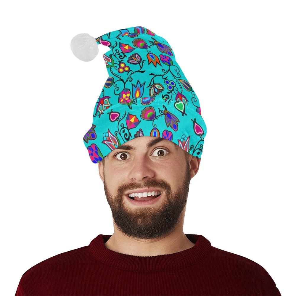 Indigenous Paisley Sky Santa Hat Santa Hat e-joyer 