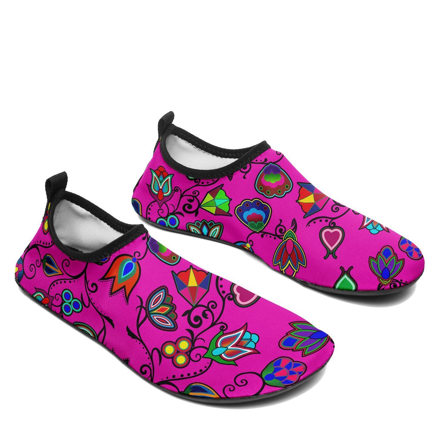 Indigenous Paisley Sockamoccs Kid's Slip On Shoes 49 Dzine 