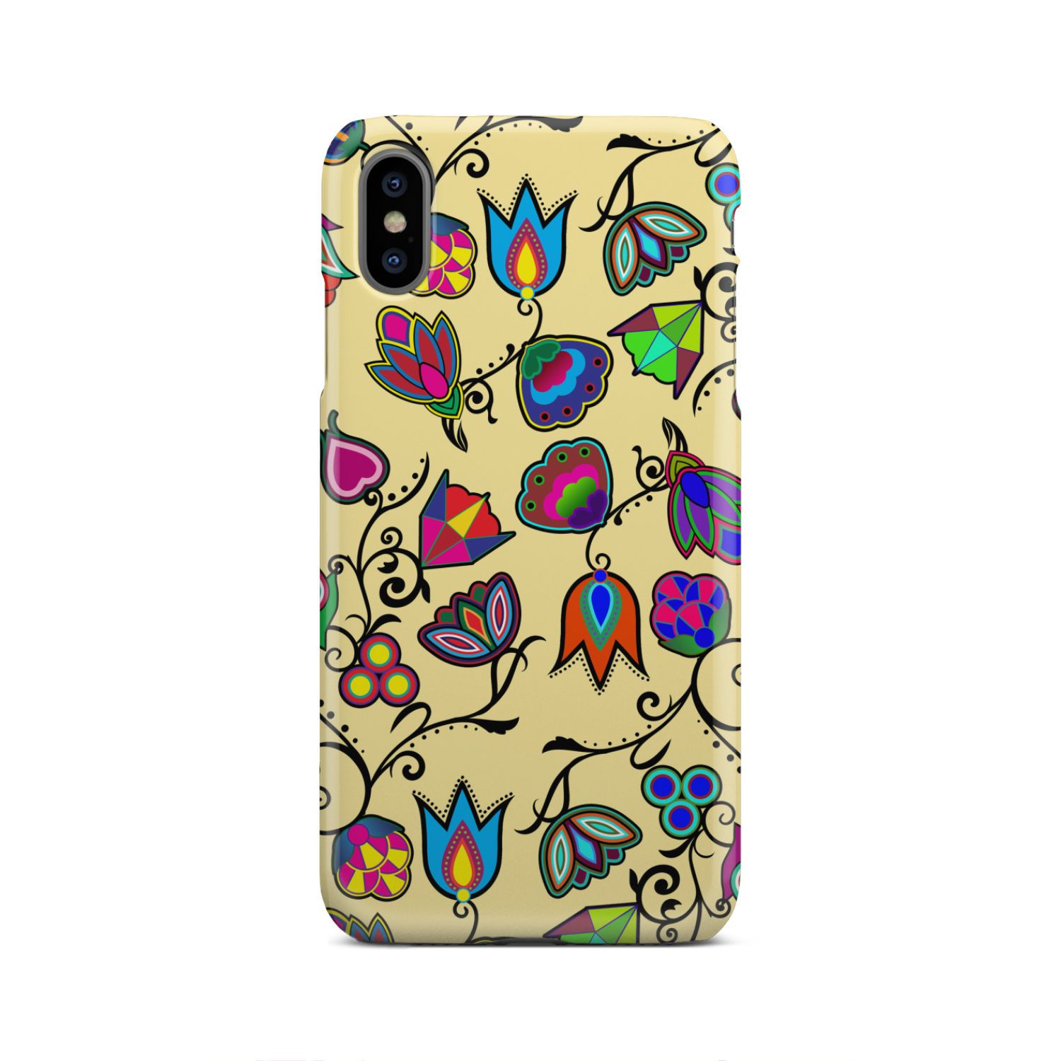 Indigenous Paisley Vanilla Phone Case Phone Case wc-fulfillment iPhone Xs Max 