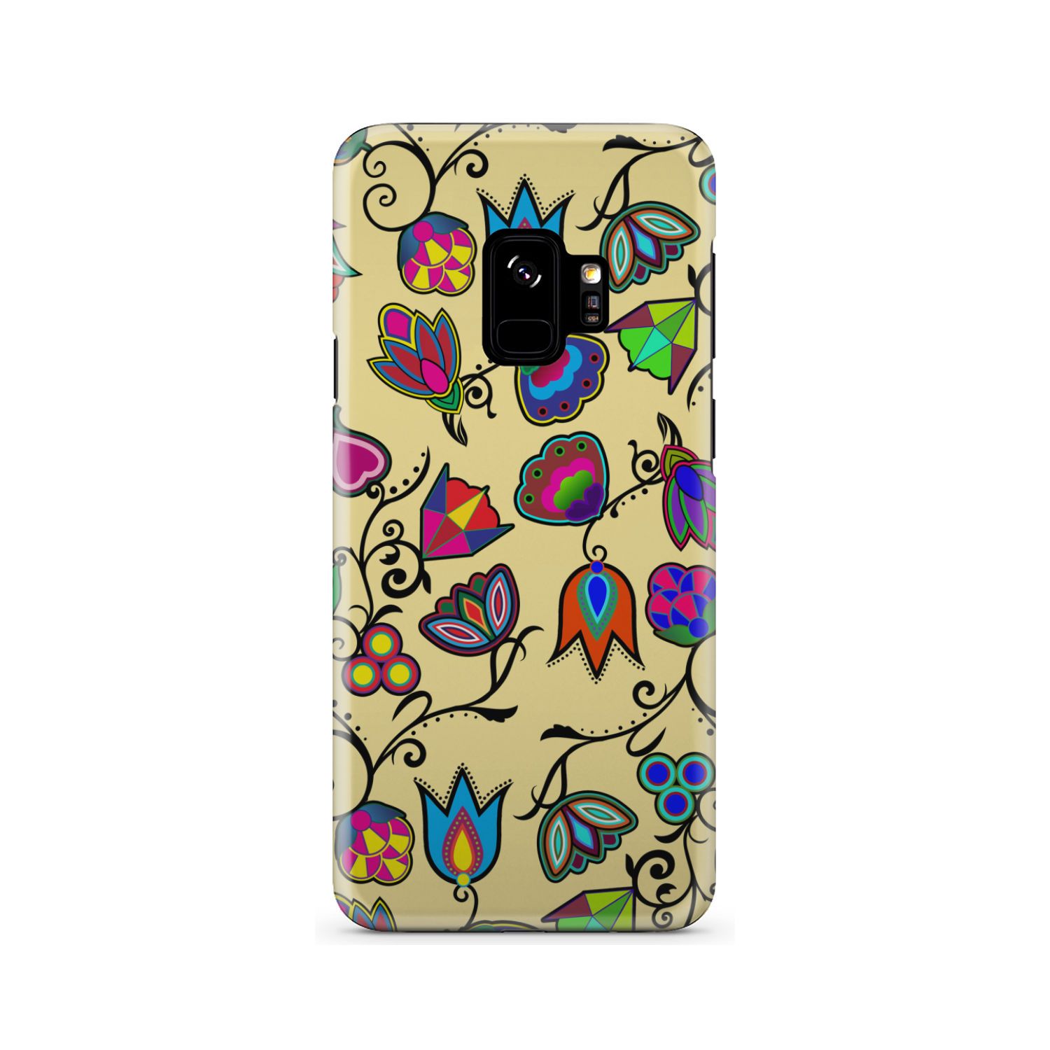 Indigenous Paisley Vanilla Phone Case Phone Case wc-fulfillment Samsung Galaxy S9 