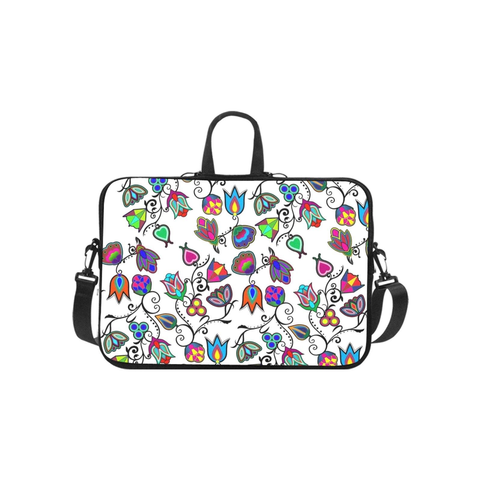 Indigenous Paisley White Laptop Handbags 10" bag e-joyer 