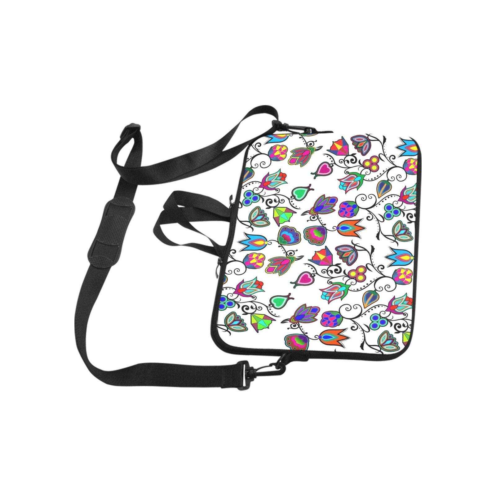 Indigenous Paisley White Laptop Handbags 11" bag e-joyer 