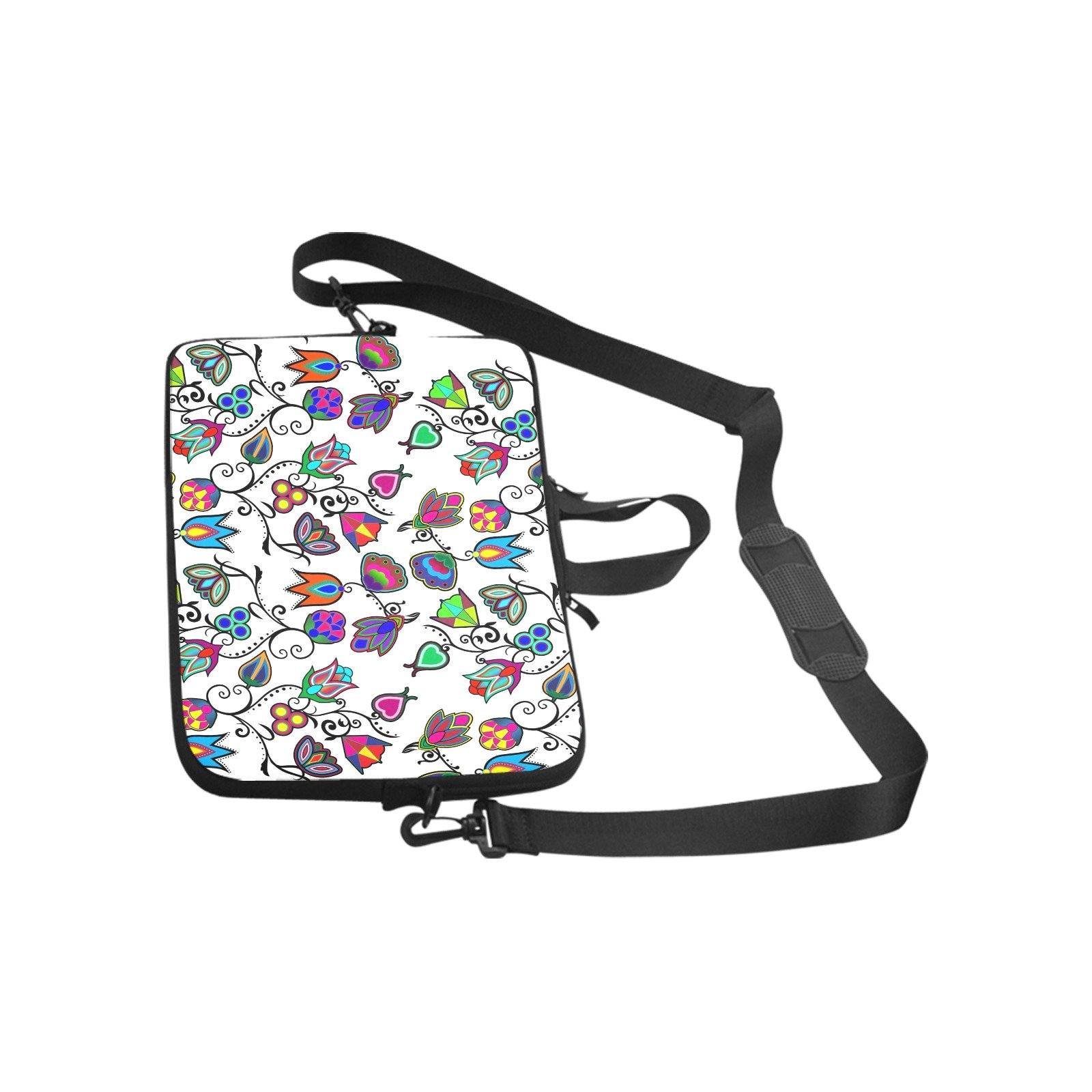 Indigenous Paisley White Laptop Handbags 17" bag e-joyer 