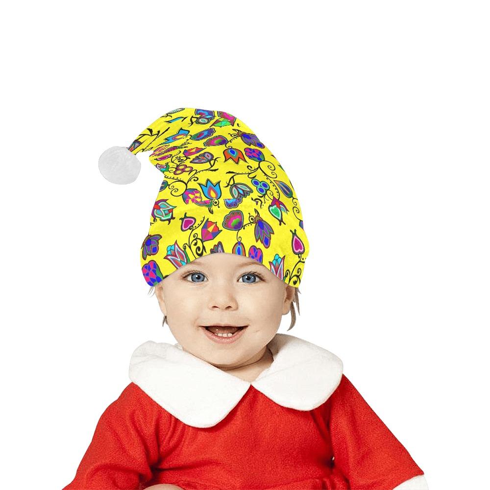 Indigenous Paisley Yellow Santa Hat Santa Hat e-joyer 