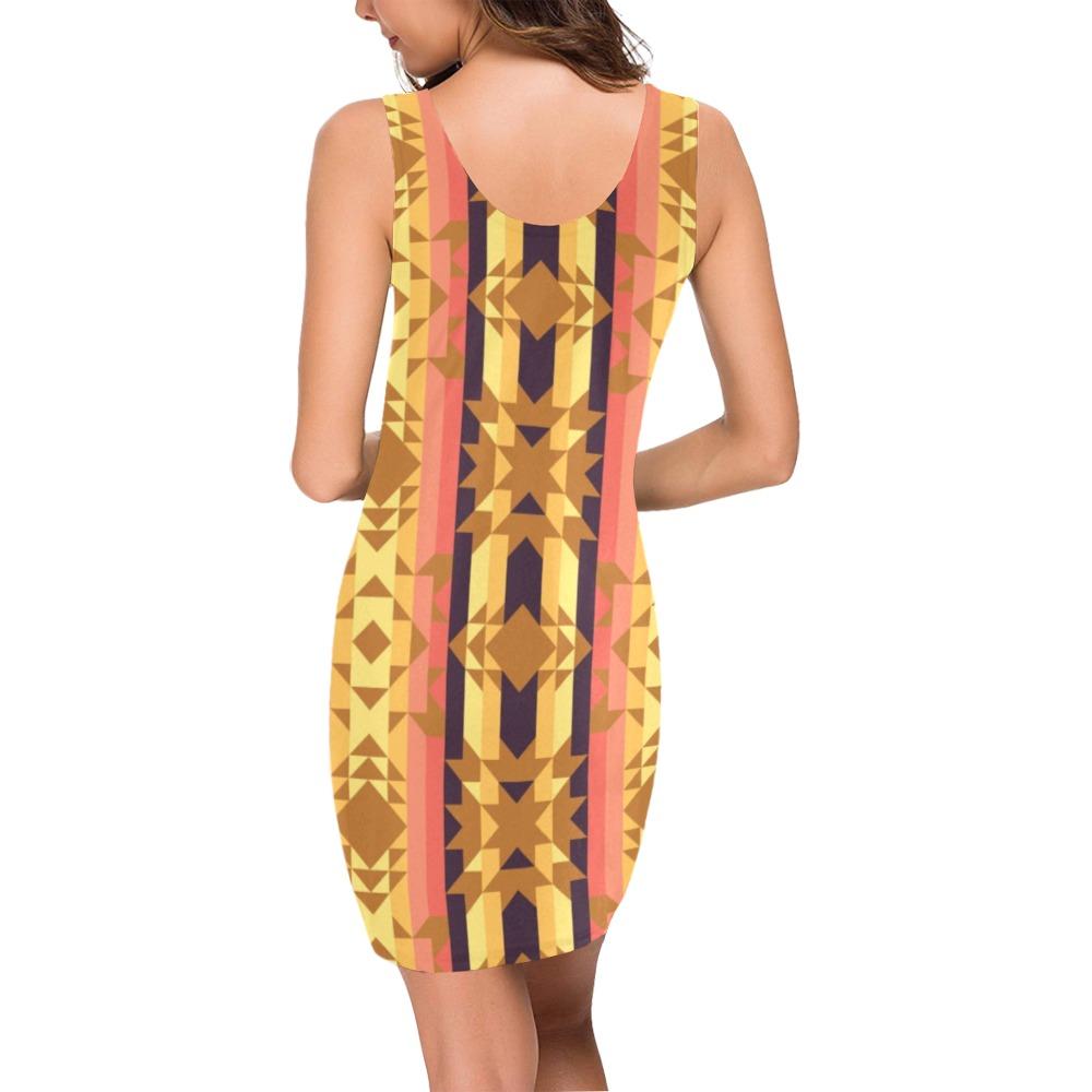 Infinite Sunset Medea Vest Dress (Model D06) Medea Vest Dress (D06) e-joyer 