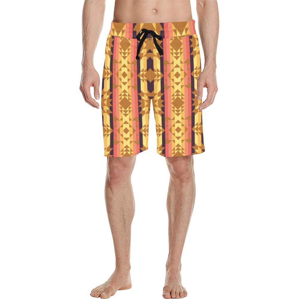 Infinite Sunset Men's All Over Print Casual Shorts (Model L23) Men's Casual Shorts (L23) e-joyer 