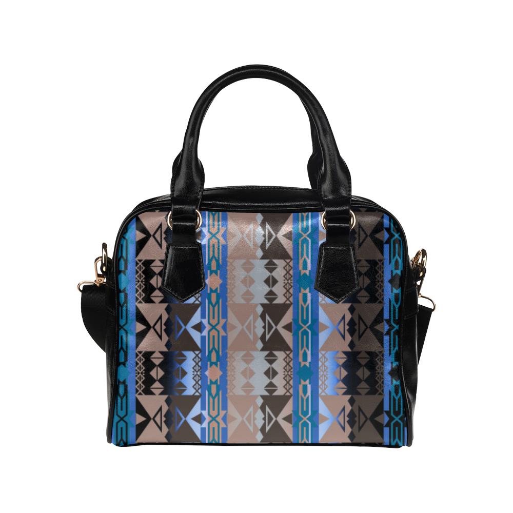 Inside the Paint Clan Lodge Shoulder Handbag (Model 1634) Shoulder Handbags (1634) e-joyer 