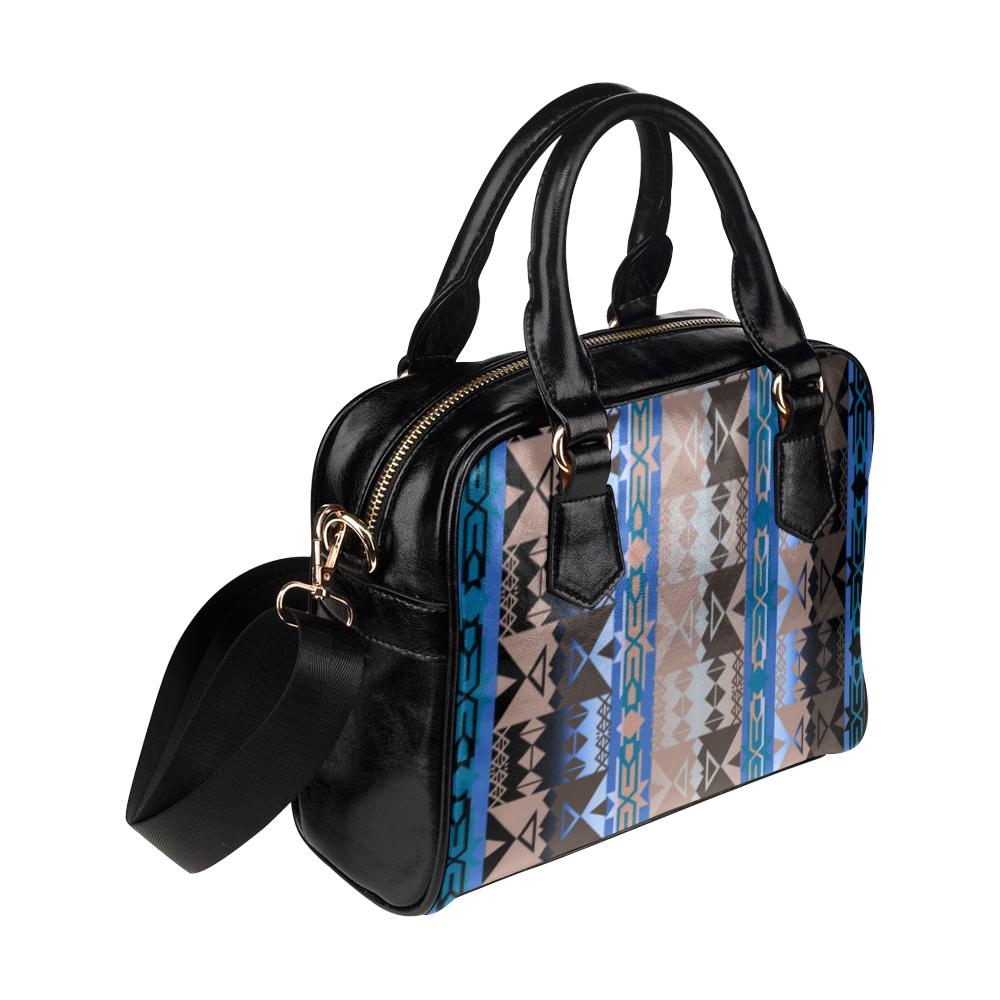 Inside the Paint Clan Lodge Shoulder Handbag (Model 1634) Shoulder Handbags (1634) e-joyer 