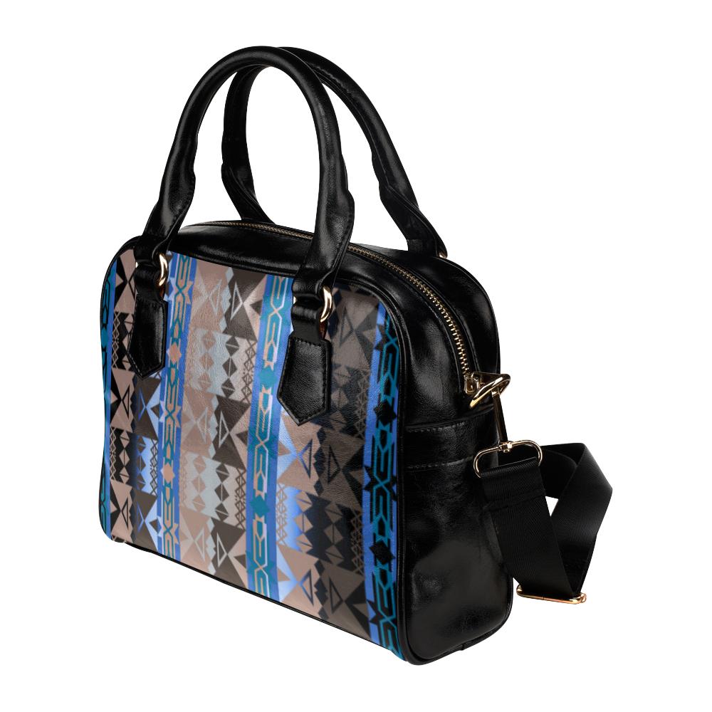 Inside the Paint Clan Lodge Shoulder Handbag (Model 1634) Shoulder Handbags (1634) e-joyer 