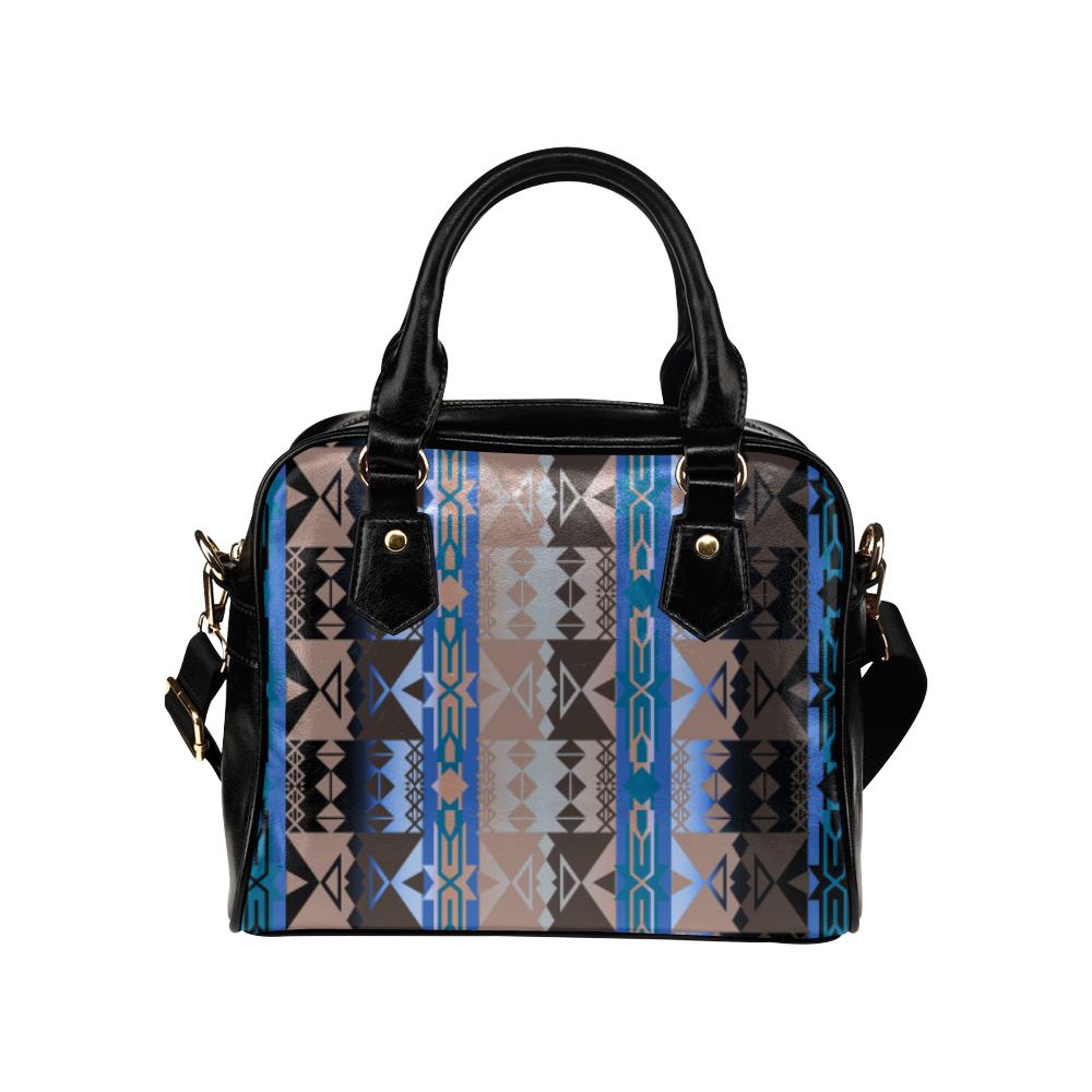 Inside the Paint Clan Lodge Shoulder Handbag (Model 1634) Shoulder Handbags (1634) e-joyer 