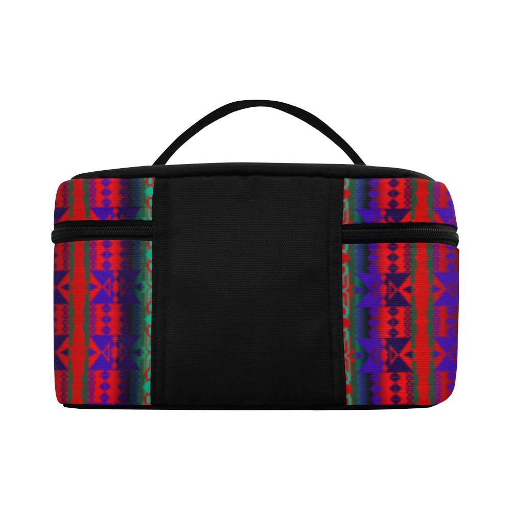 Inside the Warrior's Society Lodge Cosmetic Bag/Large (Model 1658) Cosmetic Bag e-joyer 