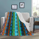 Blue Trio Tuscan Ultra-Soft Micro Fleece Blanket 60