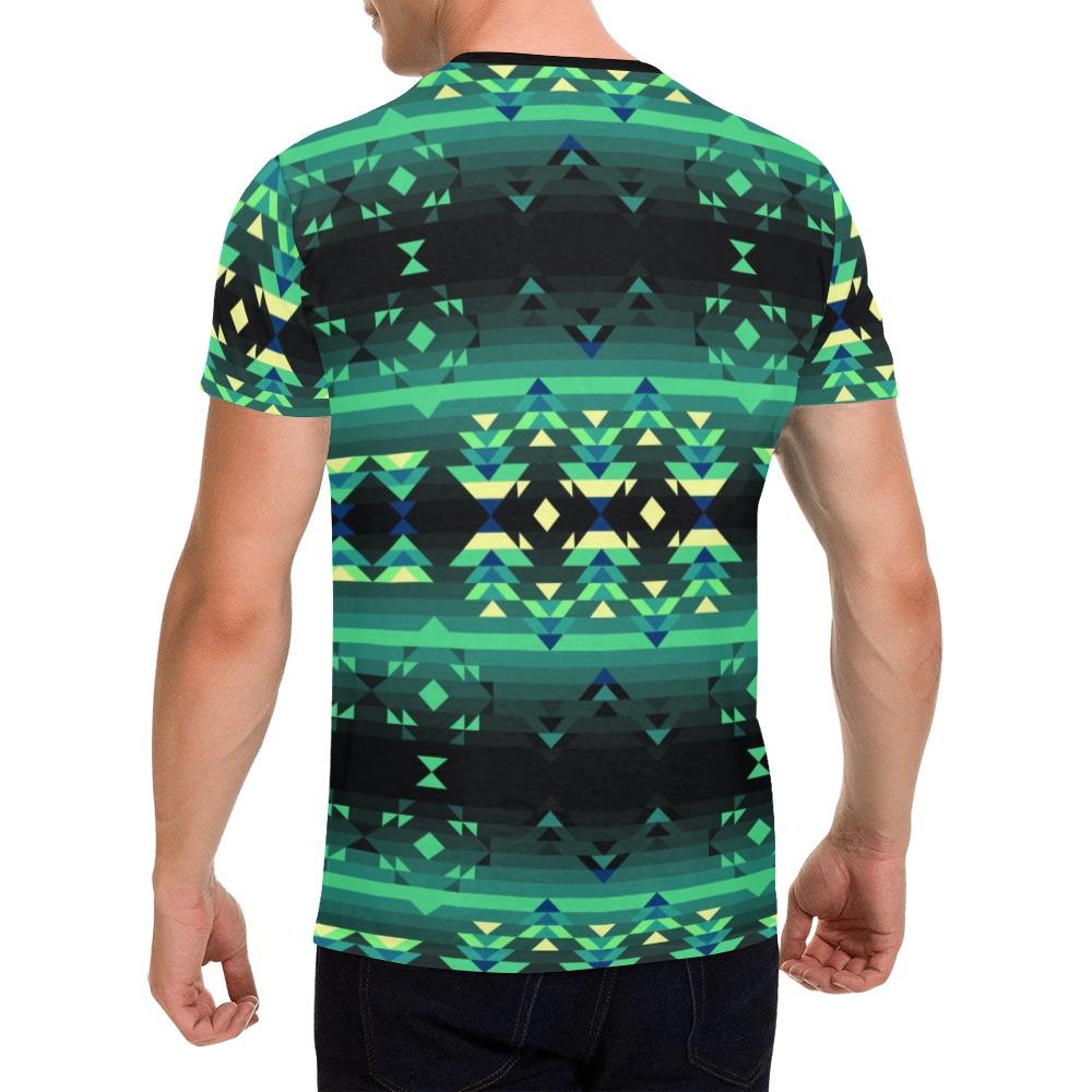 Inspire Green All Over Print T-Shirt for Men (USA Size) (Model T40) All Over Print T-Shirt for Men (T40) e-joyer 