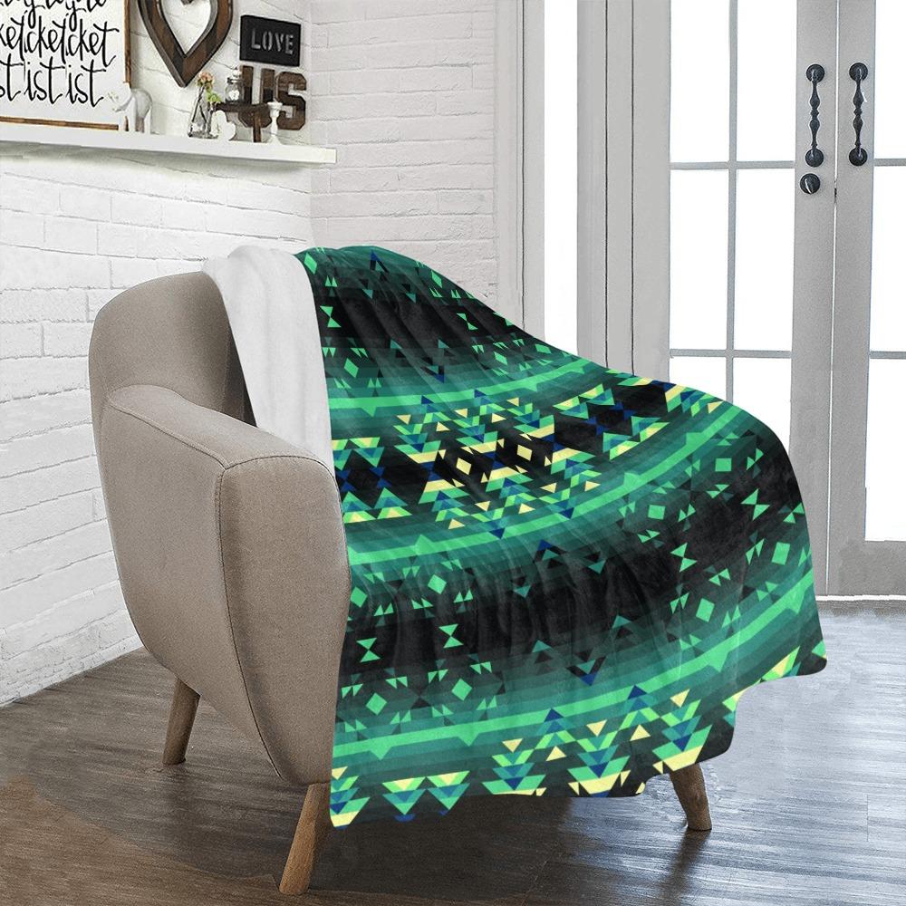 Inspire Green Ultra-Soft Micro Fleece Blanket 40"x50" blanket e-joyer 