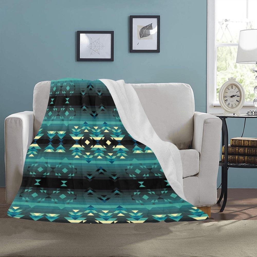 Inspire Green Ultra-Soft Micro Fleece Blanket 50"x60" blanket e-joyer 