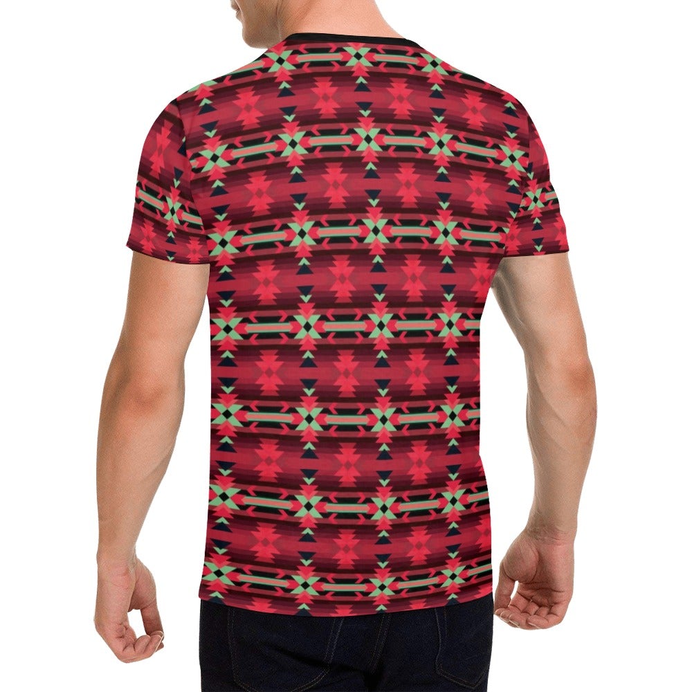 Inspire Velour All Over Print T-Shirt for Men (USA Size) (Model T40) All Over Print T-Shirt for Men (T40) e-joyer 