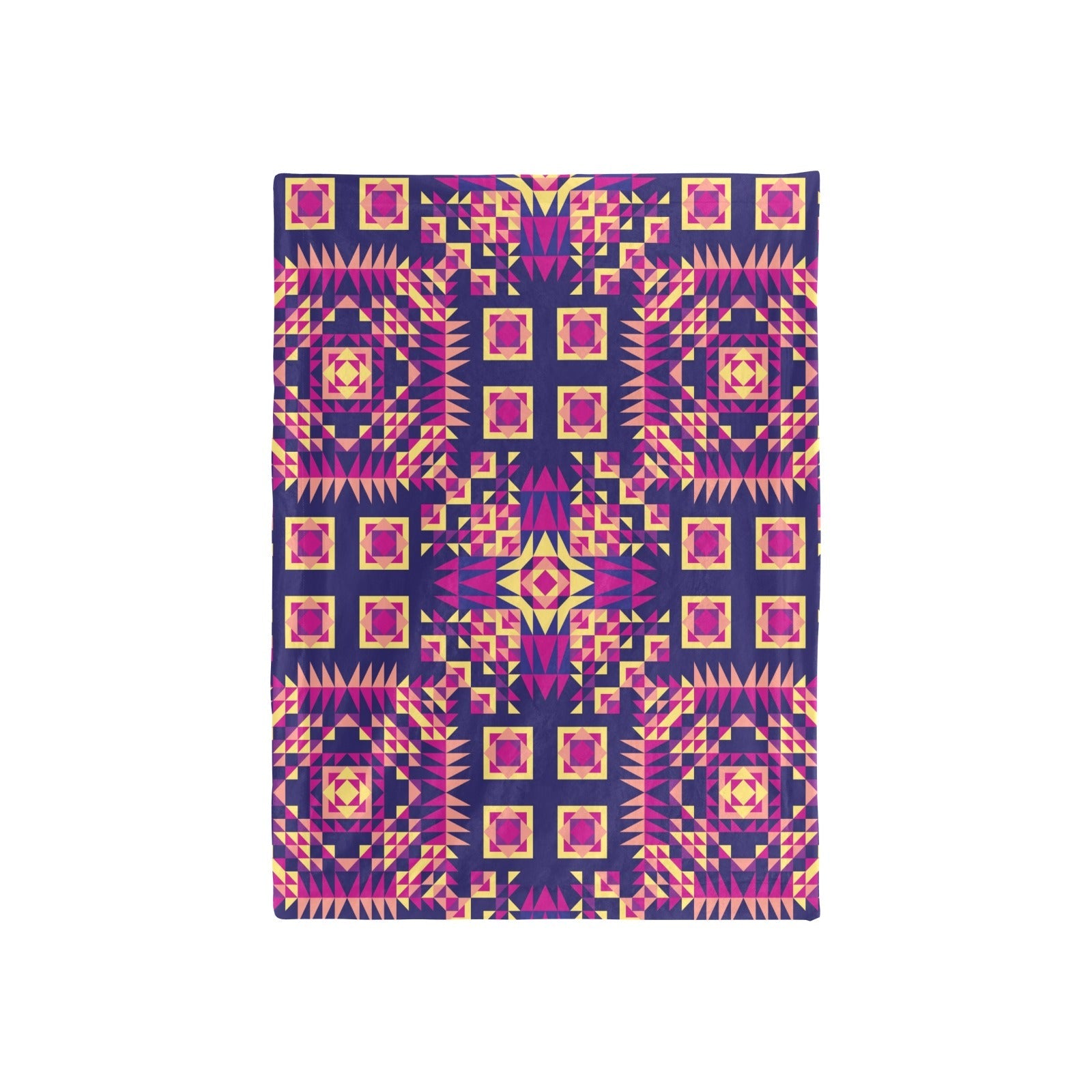 Kaleidoscope Bleu Baby Blanket 40"x50" Baby Blanket 40"x50" e-joyer 