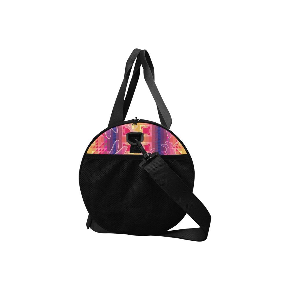 Kaleidoscope Dragonfly Duffle Bag (Model 1679) Duffle Bag (1679) e-joyer 