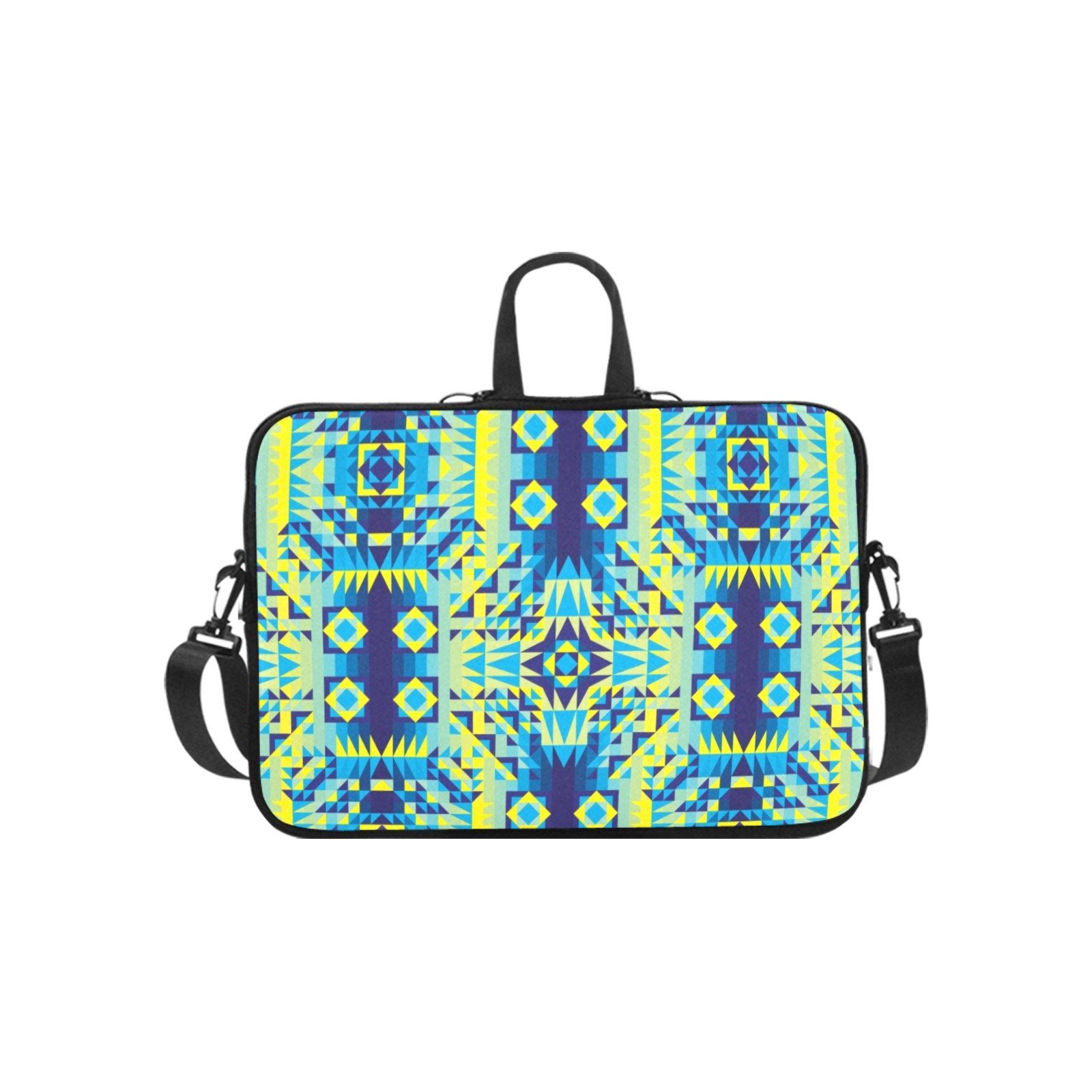 Kaleidoscope Jaune Bleu Laptop Handbags 13" Laptop Handbags 13" e-joyer 