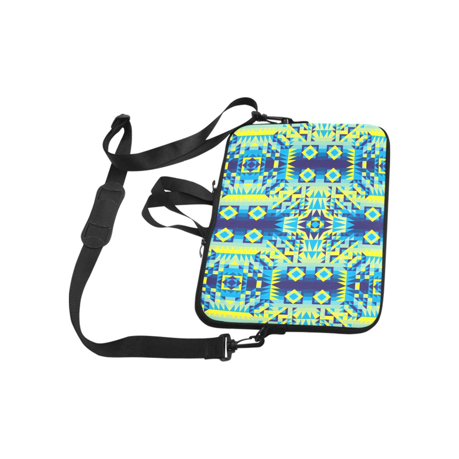 Kaleidoscope Jaune Bleu Laptop Handbags 15" Laptop Handbags 15" e-joyer 