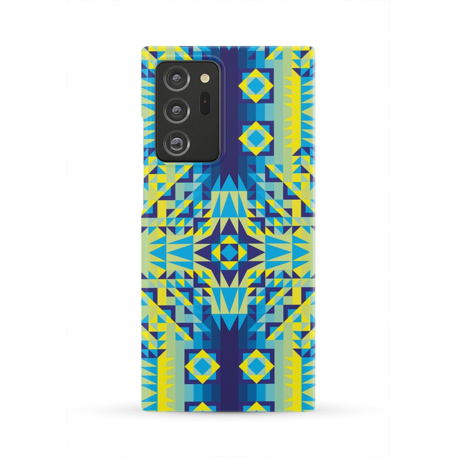 Kaleidoscope Jaune Bleu Phone Case Phone Case wc-fulfillment Samsung Galaxy Note 20 Ultra 