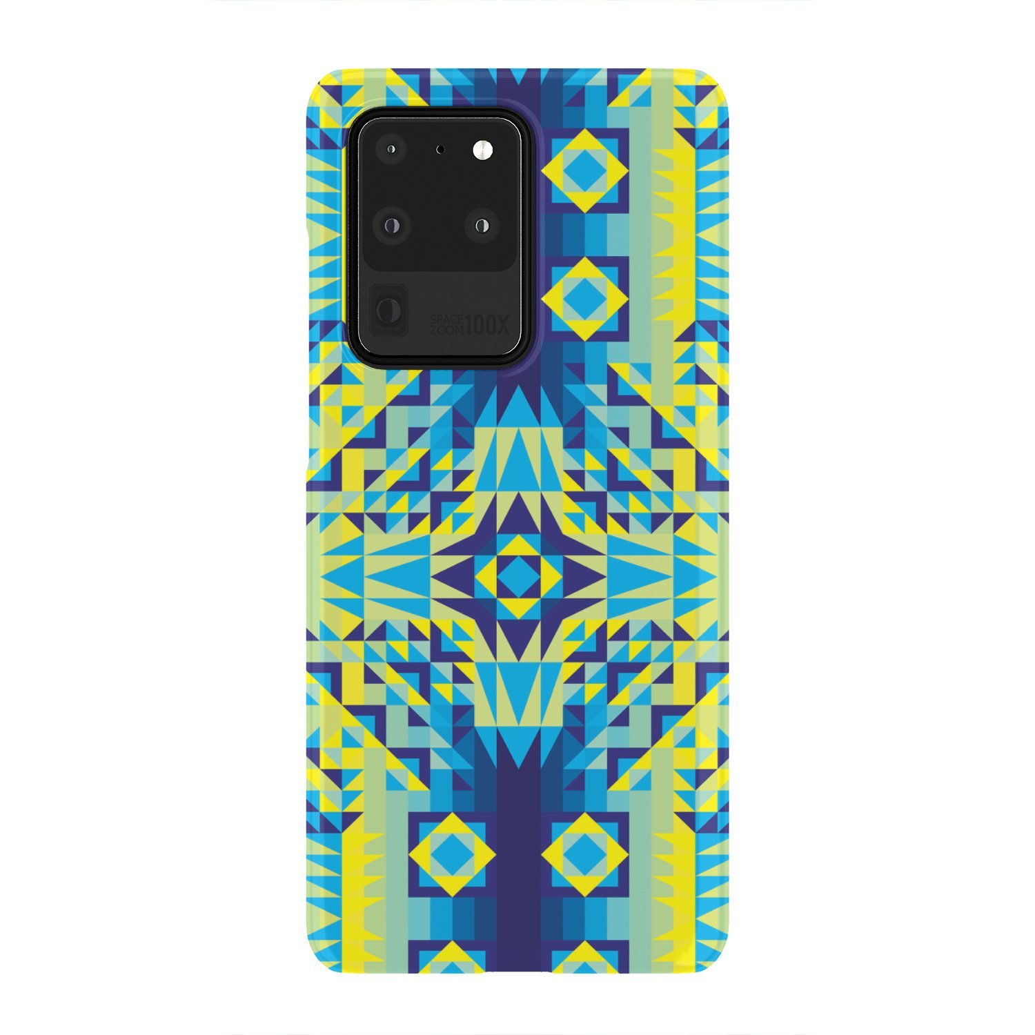 Kaleidoscope Jaune Bleu Phone Case Phone Case wc-fulfillment Samsung Galaxy S20 Ultra 