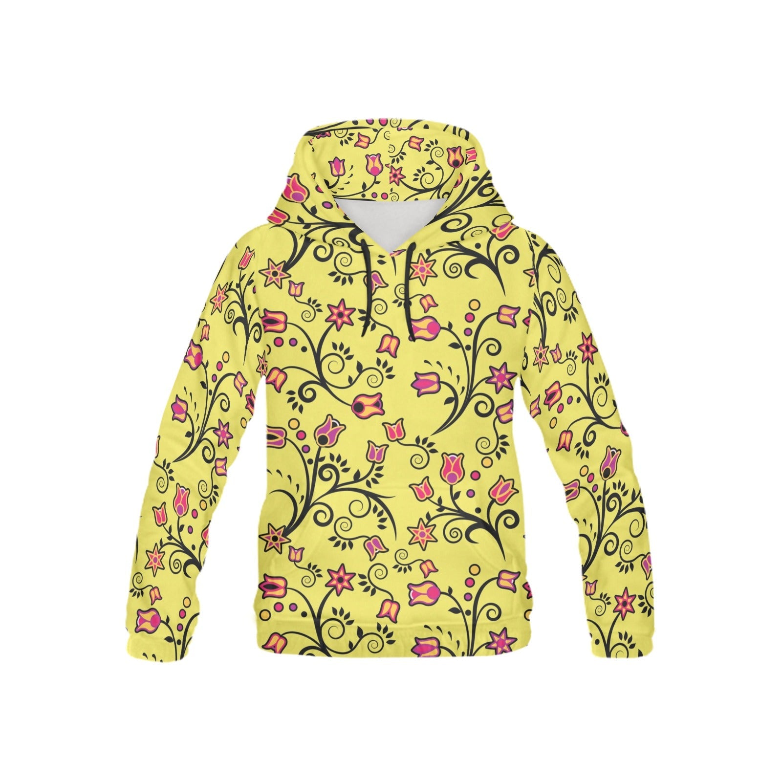 Key Lime Star All Over Print Hoodie for Kid (USA Size) (Model H13) All Over Print Hoodie for Kid (H13) e-joyer 