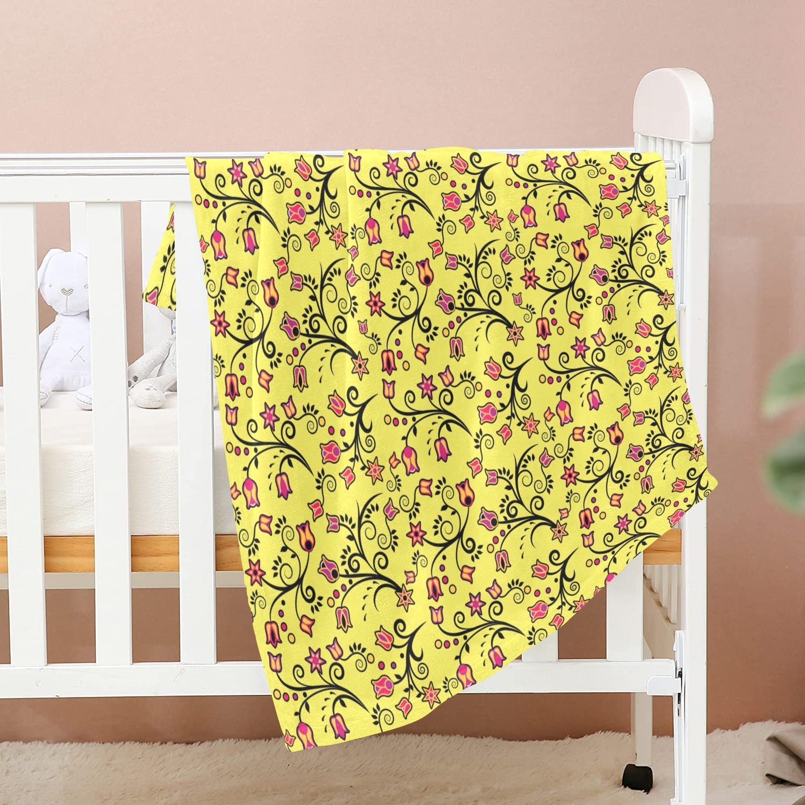 Key Lime Star Baby Blanket 40"x50" Baby Blanket 40"x50" e-joyer 