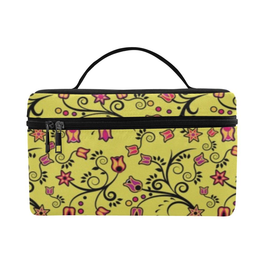 Key Lime Star Cosmetic Bag/Large (Model 1658) bag e-joyer 