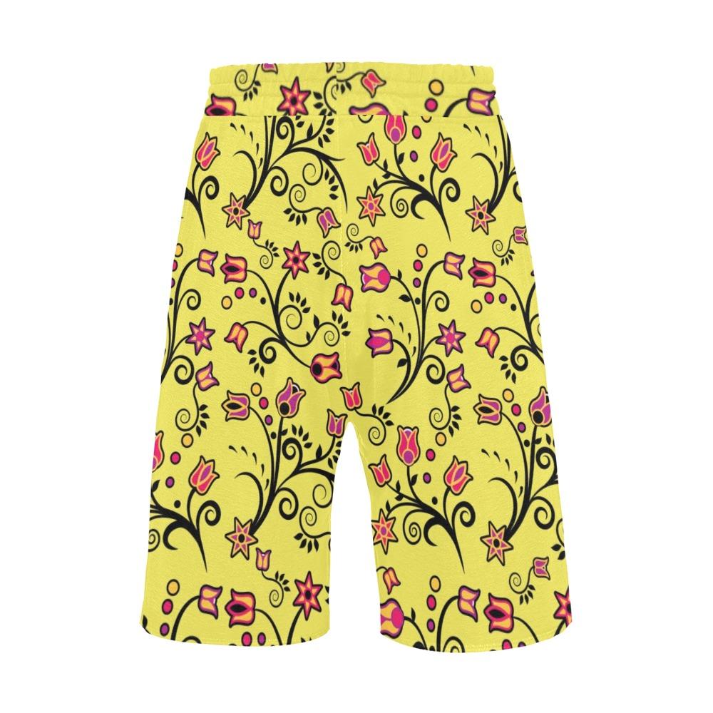 Key Lime Star Men's All Over Print Casual Shorts (Model L23) short e-joyer 