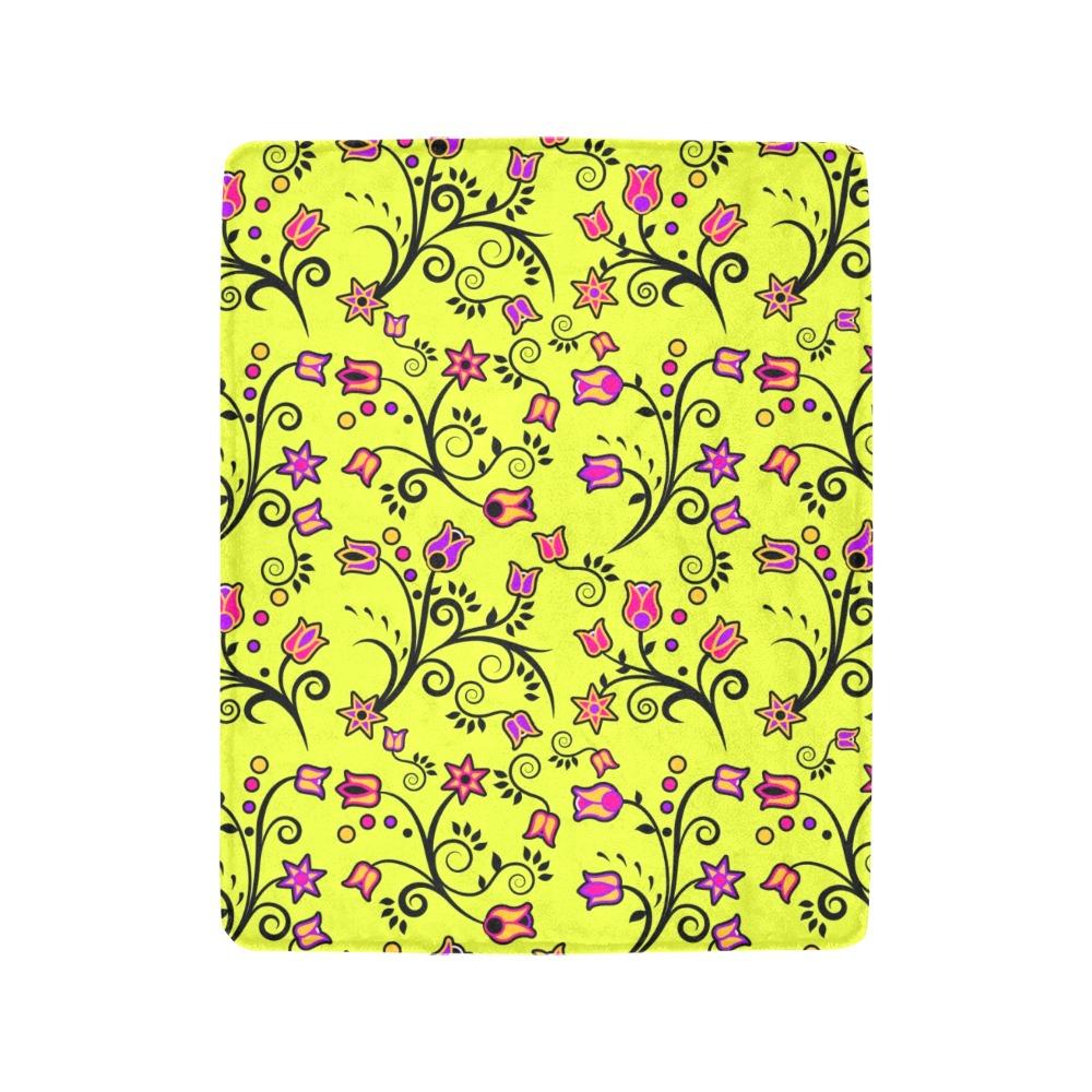 Key Lime Star Ultra-Soft Micro Fleece Blanket 40"x50" blanket e-joyer 