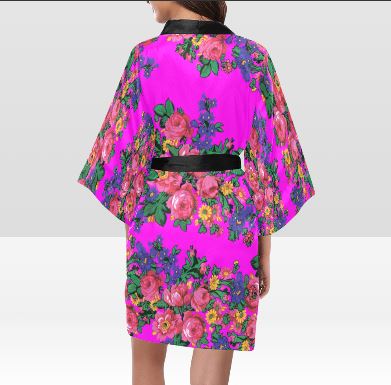 Kokum's Revenge Blush Kimono Robe Artsadd 