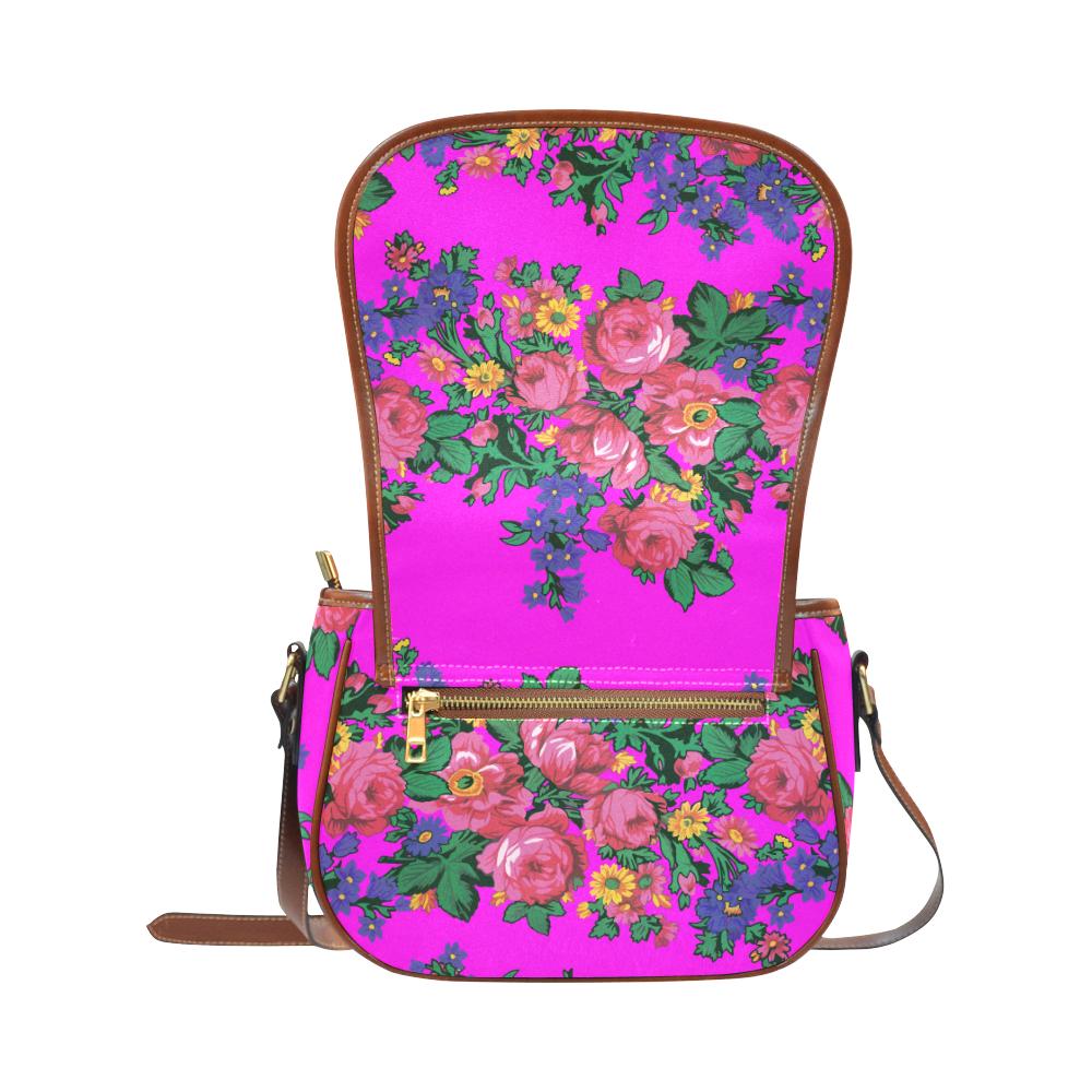 Kokum's Revenge Blush Saddle Bag/Small (Model 1649) Full Customization Saddle Bag/Small (Full Customization) e-joyer 