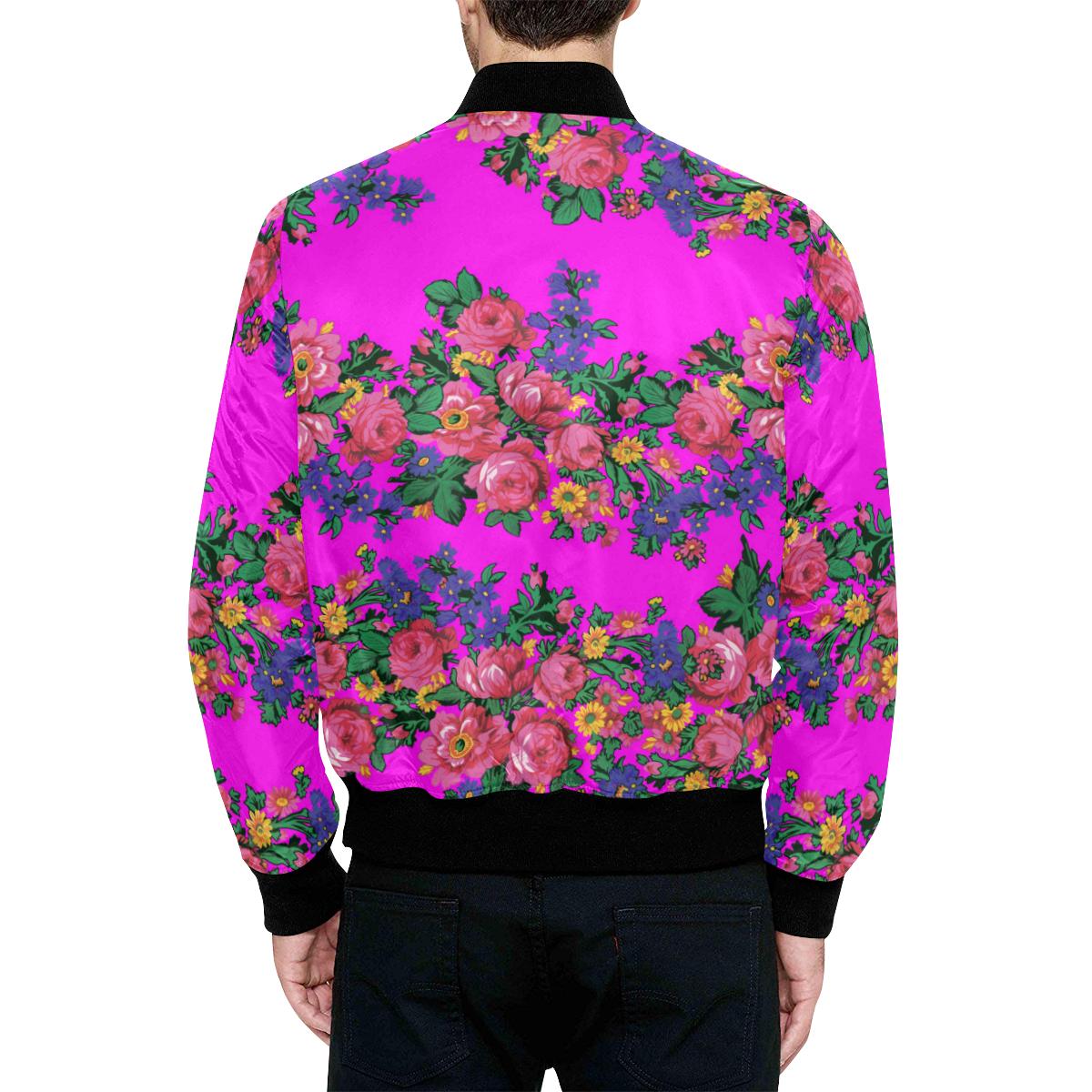 Kokum's Revenge Blush Unisex Heavy Bomber Jacket with Quilted Lining All Over Print Quilted Jacket for Men (H33) e-joyer 