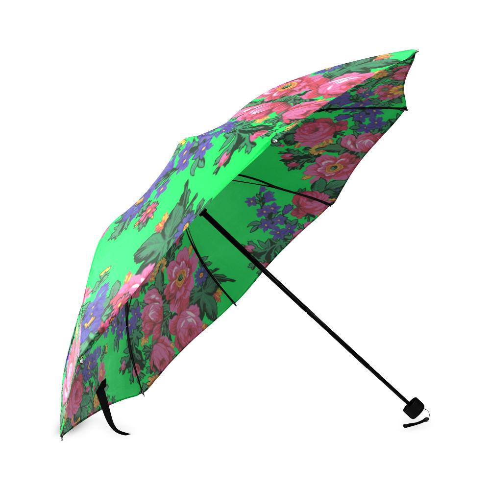 Kokum's Revenge Green Foldable Umbrella Foldable Umbrella e-joyer 