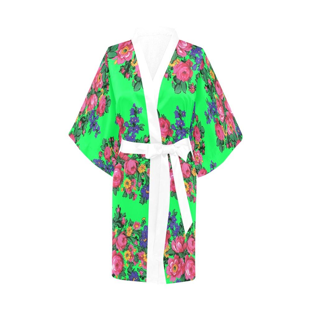 Kokum's Revenge Green Kimono Robe Artsadd 