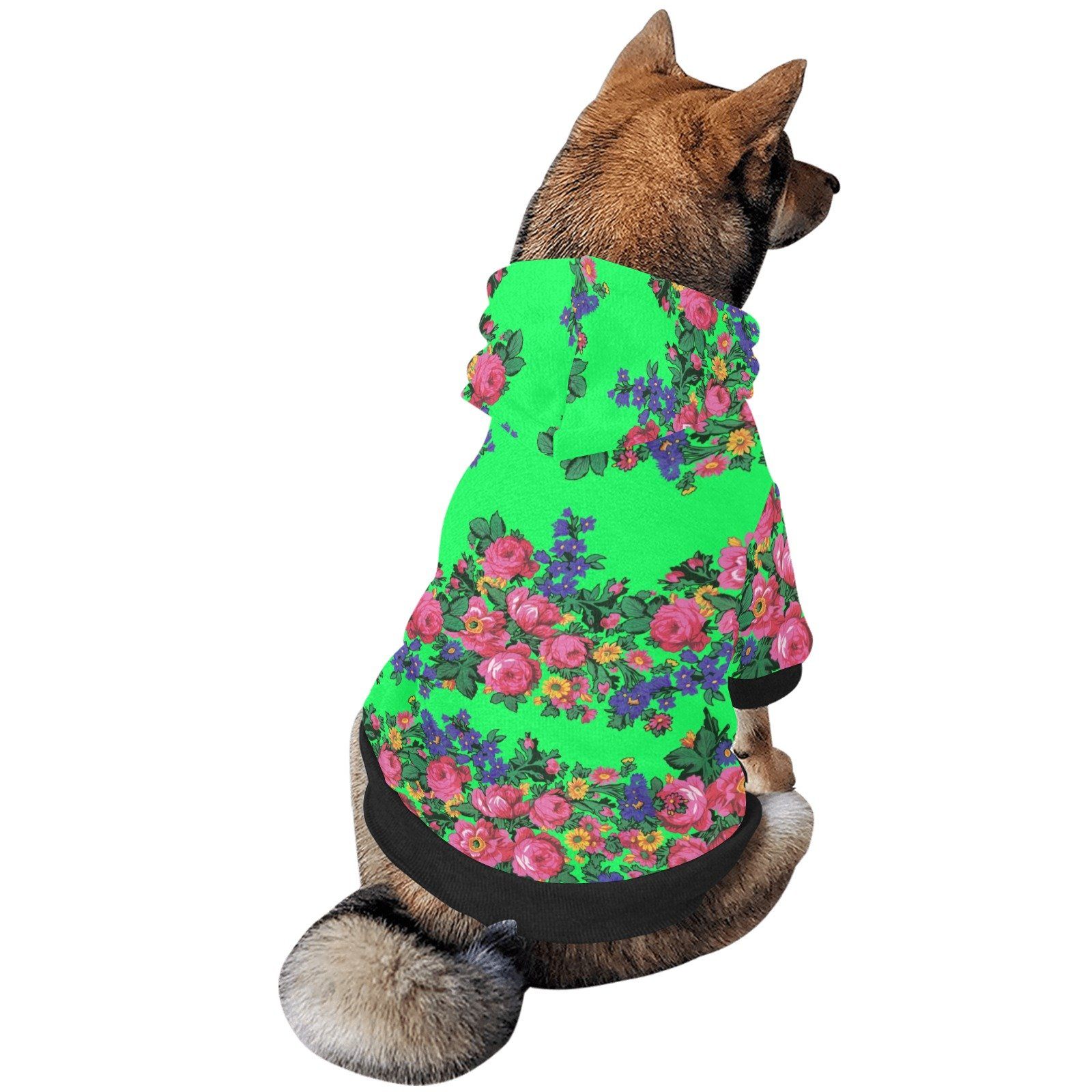 Kokum's Revenge Green Pet Dog Hoodie Pet Dog Hoodie e-joyer 